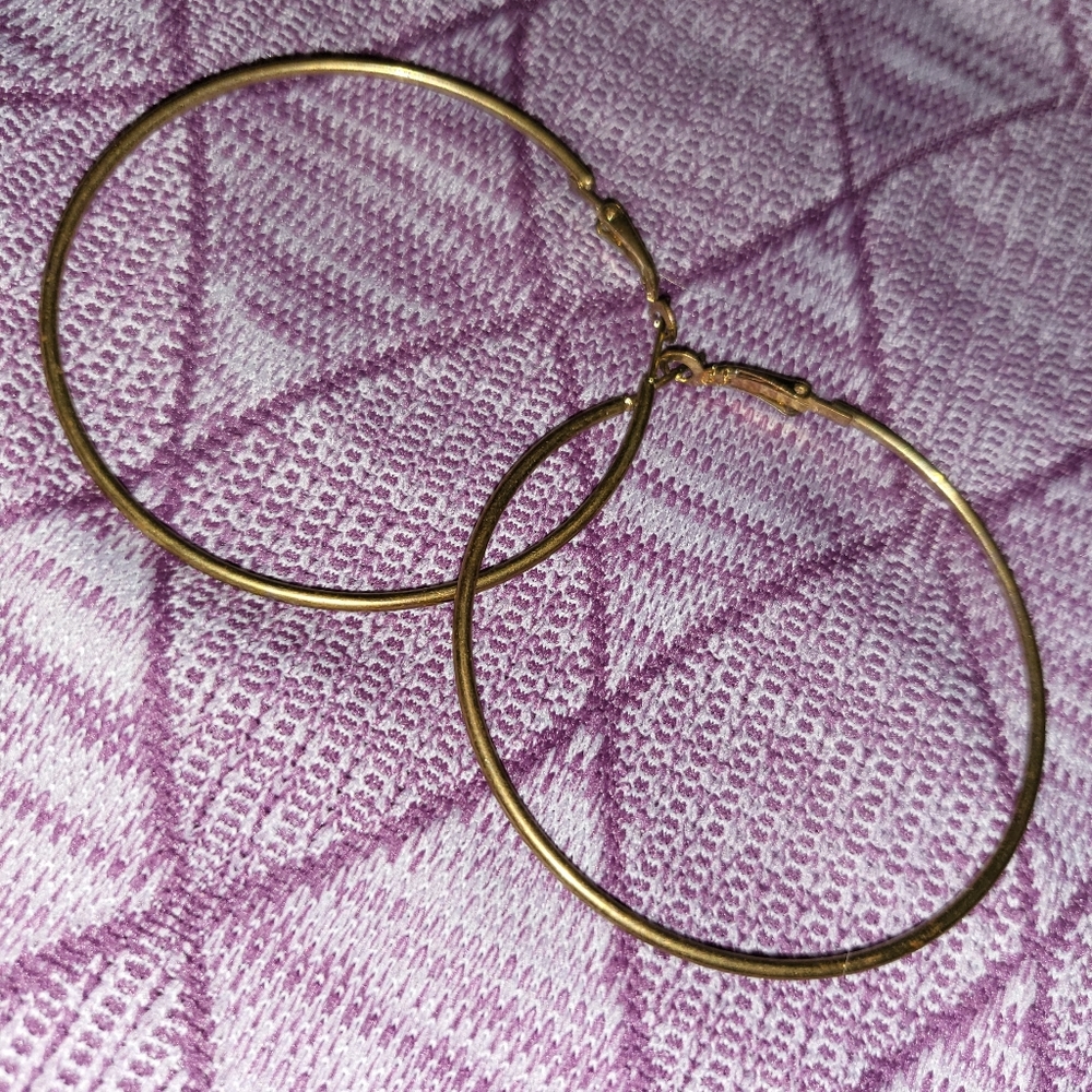 Large hoops vintage